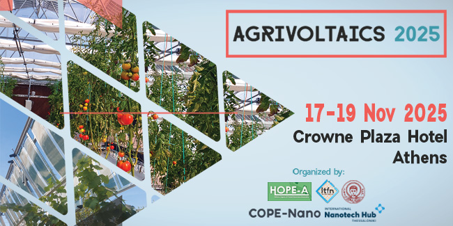 AGRIVOLTAICS 2025 and 15th International Conference & Exhibition on Green Flexible Printed Electronics Industry (ICEFPE25)